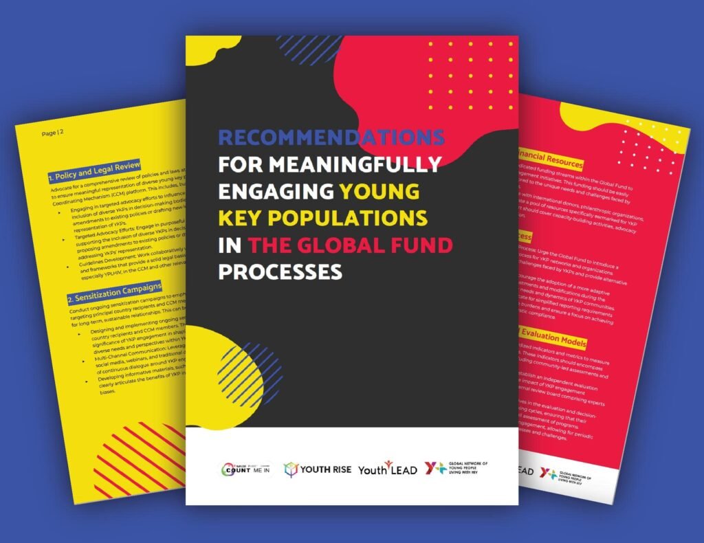 Recommendations for meaningfully engaging young key populations in the Global Fund processes